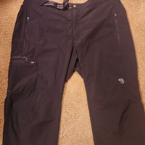 Mountain Hardwear Men's Black Mountain Bike Shorts/ Pants